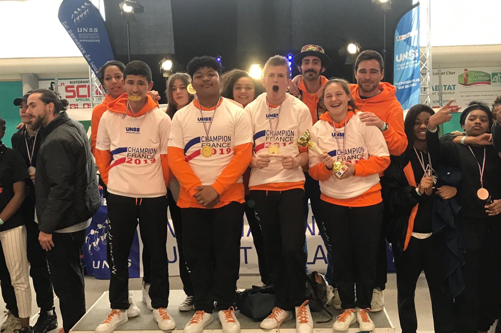 équipe de danse hip hop du lycée de Cachan champions de france 2019